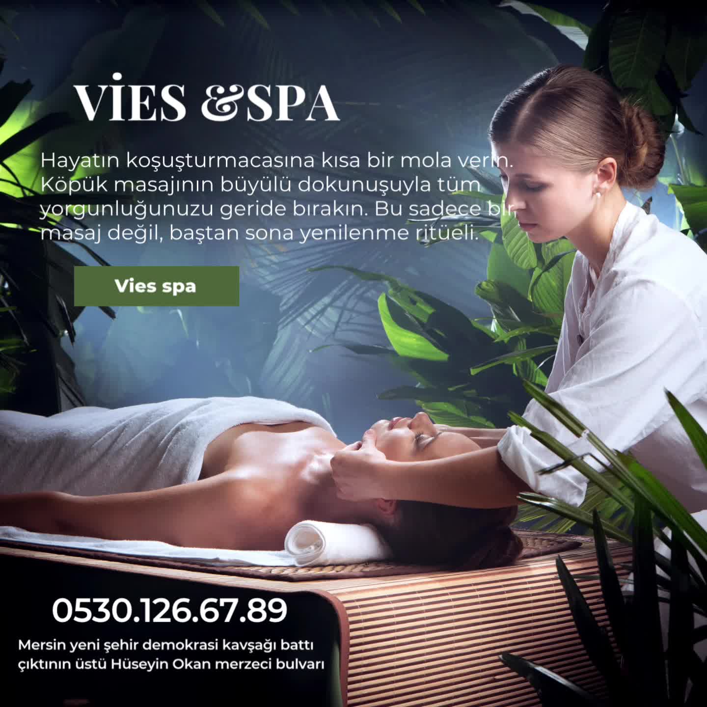 Vies Masaj Salonu Ve Spa Merkezi: Mersin'de Rahatlama Ve Huzurun Adresi! Klasik Masajla Stresten Arının. Şimdi Keşfedin!